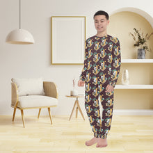 Load image into Gallery viewer, Big Boys' Crew Neck Long Pajama Set