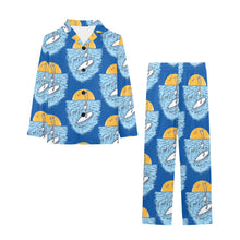 Load image into Gallery viewer, Big Girls' V-Neck Long Pajama Set