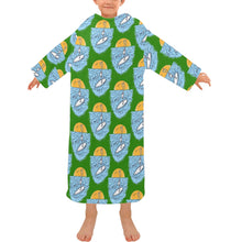 Load image into Gallery viewer, Blanket Robe with Sleeves for Kids