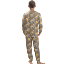 Load image into Gallery viewer, Big Boys' Crew Neck Long Pajama Set