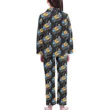 Load image into Gallery viewer, Big Girls' V-Neck Long Pajama Set