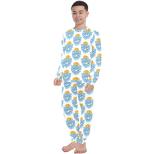 Load image into Gallery viewer, Big Boys' Crew Neck Long Pajama Set