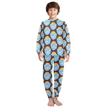 Load image into Gallery viewer, Big Boys' Crew Neck Long Pajama Set