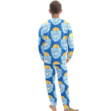 Load image into Gallery viewer, Big Boys' Crew Neck Long Pajama Set