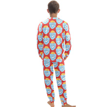 Load image into Gallery viewer, Big Boys' Crew Neck Long Pajama Set