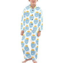 Load image into Gallery viewer, Big Boys' V-Neck Long Pajama Set