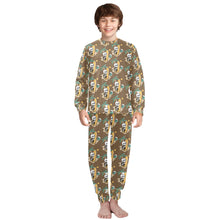 Load image into Gallery viewer, Big Boys' Crew Neck Long Pajama Set