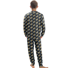 Load image into Gallery viewer, Big Boys' Crew Neck Long Pajama Set