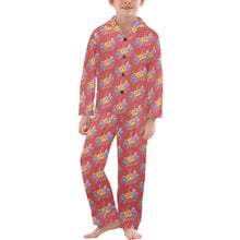 Load image into Gallery viewer, Big Boys' V-Neck Long Pajama Set