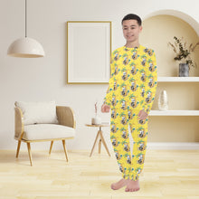 Load image into Gallery viewer, Big Boys' Crew Neck Long Pajama Set