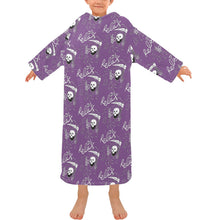 Load image into Gallery viewer, Blanket Robe with Sleeves for Kids