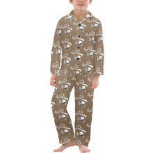 Load image into Gallery viewer, Big Boys' V-Neck Long Pajama Set