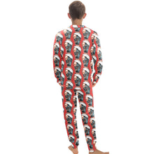 Load image into Gallery viewer, Big Boys' Crew Neck Long Pajama Set