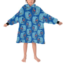 Load image into Gallery viewer, Blanket Hoodie for Kids