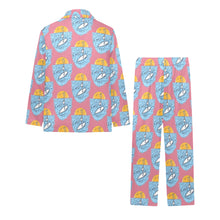 Load image into Gallery viewer, Big Girls' V-Neck Long Pajama Set