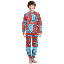 Load image into Gallery viewer, Big Boys' Crew Neck Long Pajama Set
