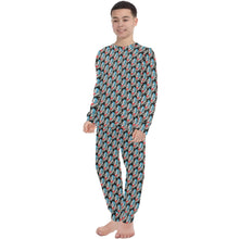 Load image into Gallery viewer, Big Boys' Crew Neck Long Pajama Set