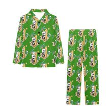 Load image into Gallery viewer, Big Boys' V-Neck Long Pajama Set