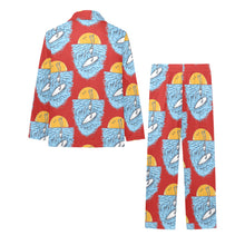 Load image into Gallery viewer, Big Girls' V-Neck Long Pajama Set