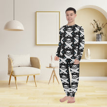 Load image into Gallery viewer, Big Boys' Crew Neck Long Pajama Set