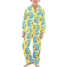 Load image into Gallery viewer, Big Boys' V-Neck Long Pajama Set