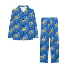 Load image into Gallery viewer, Big Girls' V-Neck Long Pajama Set