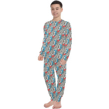 Load image into Gallery viewer, Big Boys' Crew Neck Long Pajama Set
