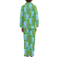 Load image into Gallery viewer, Big Boys' V-Neck Long Pajama Set