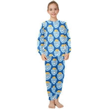 Load image into Gallery viewer, Big Girls' Crew Neck Long Pajama Set