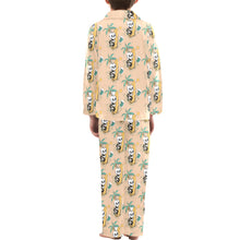 Load image into Gallery viewer, Big Boys' V-Neck Long Pajama Set