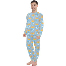 Load image into Gallery viewer, Big Boys' Crew Neck Long Pajama Set
