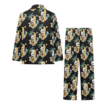 Load image into Gallery viewer, Big Boys' V-Neck Long Pajama Set