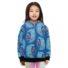 Load image into Gallery viewer, Little Girls' Zip Up Hoodie