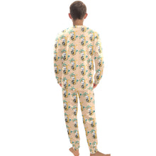 Load image into Gallery viewer, Big Boys' Crew Neck Long Pajama Set