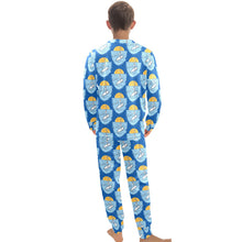 Load image into Gallery viewer, Big Boys' Crew Neck Long Pajama Set