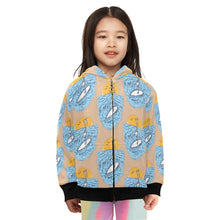 Load image into Gallery viewer, Little Girls' Zip Up Hoodie