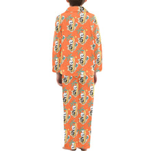 Load image into Gallery viewer, Big Boys' V-Neck Long Pajama Set