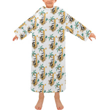 Load image into Gallery viewer, Blanket Robe with Sleeves for Kids