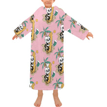 Load image into Gallery viewer, Blanket Robe with Sleeves for Kids