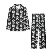 Load image into Gallery viewer, Big Girls' V-Neck Long Pajama Set