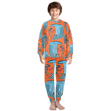 Load image into Gallery viewer, Big Boys' Crew Neck Long Pajama Set