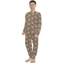 Load image into Gallery viewer, Big Boys' Crew Neck Long Pajama Set