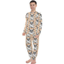 Load image into Gallery viewer, Big Boys' Crew Neck Long Pajama Set