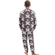 Load image into Gallery viewer, Big Boys' Crew Neck Long Pajama Set