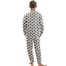 Load image into Gallery viewer, Big Boys' Crew Neck Long Pajama Set