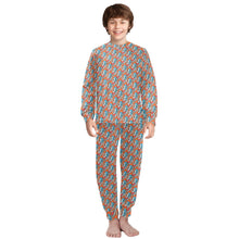 Load image into Gallery viewer, Big Boys' Crew Neck Long Pajama Set