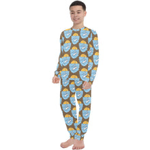 Load image into Gallery viewer, Big Boys' Crew Neck Long Pajama Set