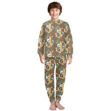 Load image into Gallery viewer, Big Boys' Crew Neck Long Pajama Set