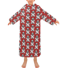Load image into Gallery viewer, Blanket Robe with Sleeves for Kids
