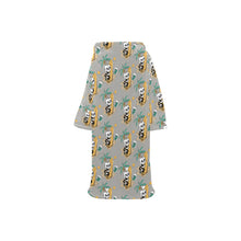 Load image into Gallery viewer, Blanket Robe with Sleeves for Kids
